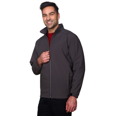 Men's Deco Coil Zipper Boned Soft Shell Jacket (Union Made)