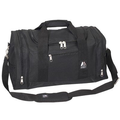 Everest Black Sporty Duffel Gear Bag