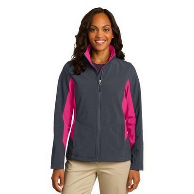 Port Authority® Ladies' Core Colorblock Soft Shell Jacket