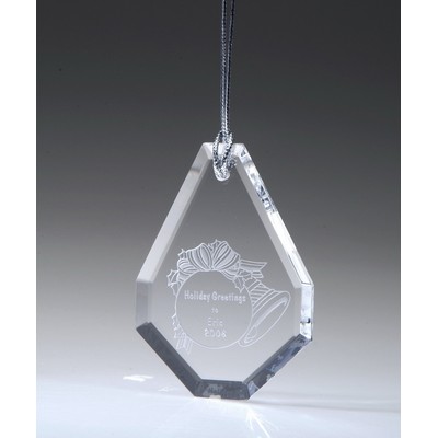 Teardrop Crystal Christmas Tree Ornament