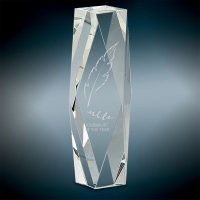 Small Crystal Facet Tower Award