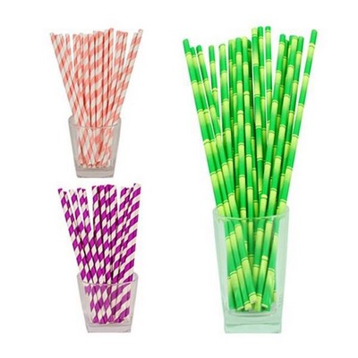 Custom Biodegradable Imprinted Paper Straw