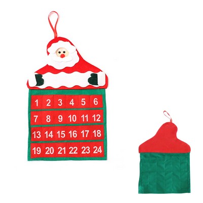 Felt Christmas Santa Advent Calendar