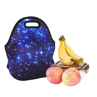 Sky Print Neoprene Lunch Tote Bag