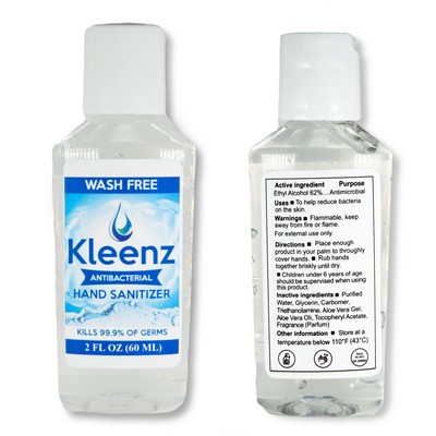 2 Oz. FDA Approved Hand Sanitizer