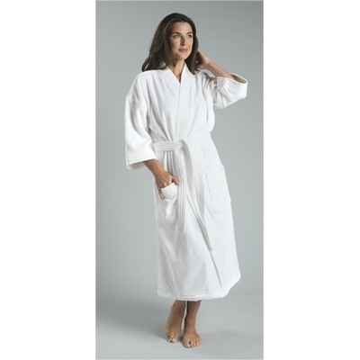 The Luxe Hotel Velour Terry Kimono Robe (X-Large)