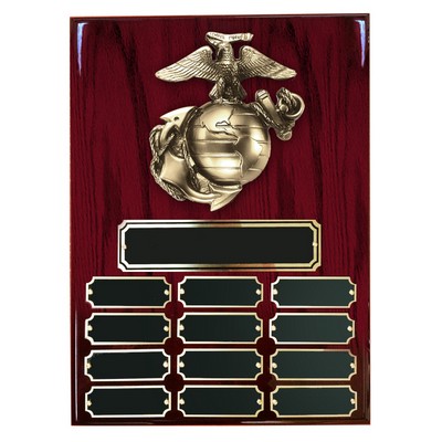 U.S. Marine Corps Perpetual Plaque (9" x 12")