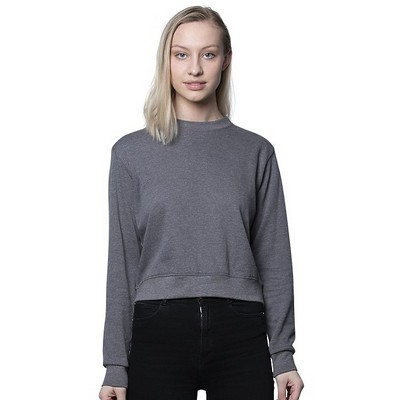 Womens Organic RPET French Terry Crew