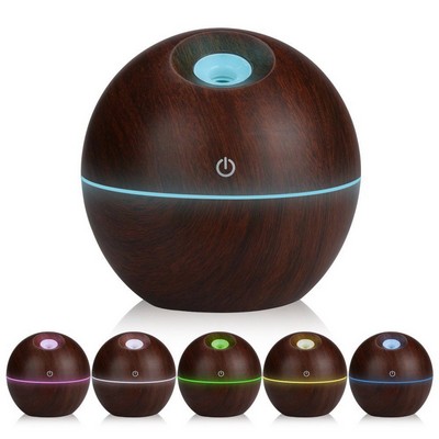 130ml Wood Grain Mist Humidifier