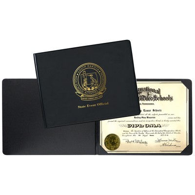 Economy Heat Sealed Diploma Holder (Landscape Style)