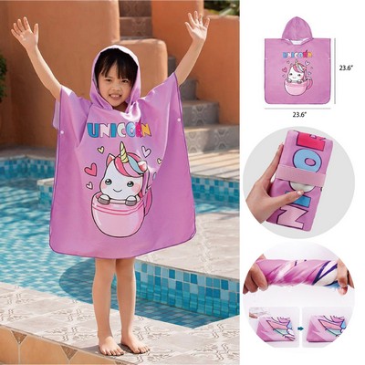 Children's Hooded Cloak Towel