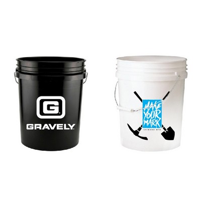 Vinyl Decal Plastic Bucket / 5 Gallon