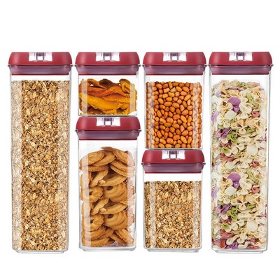 Airtight Food Storage Containers Set of 6 Pieces