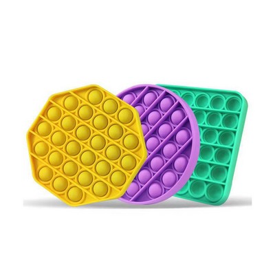 Silicone Push Pop Stress Reliever Game