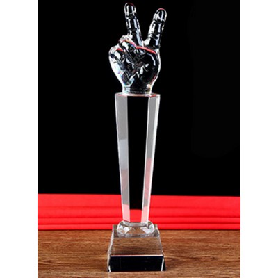 10'' Medium Size Crystal Award