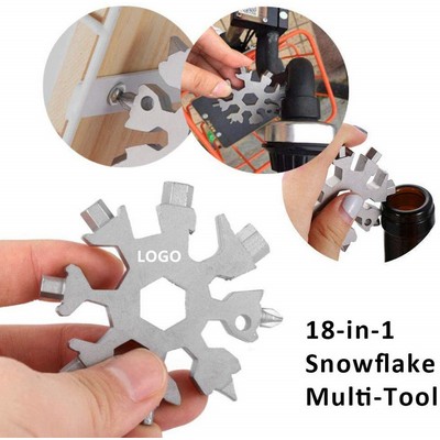 Snowflake Screwdriver Keychain Tool