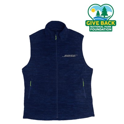 ACE Men's Full Zip Polar Fleece Vest