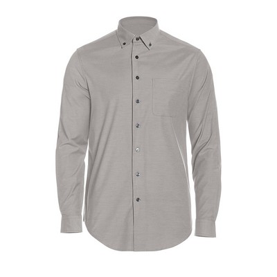 Perry Ellis Heathered Woven Shirt