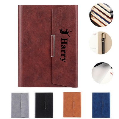 A5 PU Leather Binder Notebook