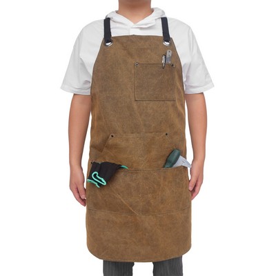 Heavy Duty Work Apron With Pockets