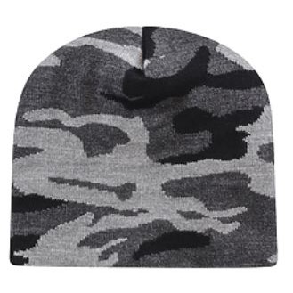 Cap America® USA Made Urban Camo Beanie w/9" Knit