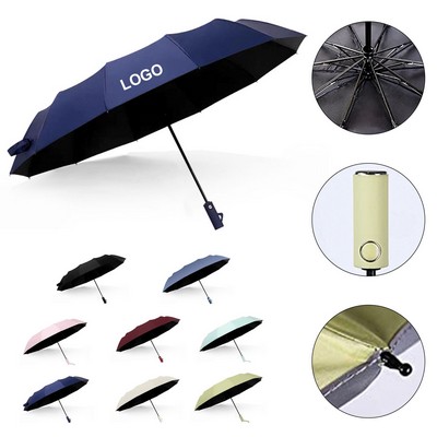 Windproof Reverse Folding Umbrella