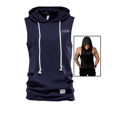 Gym Sleeveless Hoodies