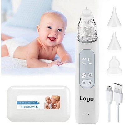 Electric Baby Nasal Aspirator Electric Baby Nose Sucker Rechargeable with Music Function