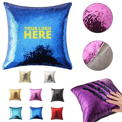 Reversible Sequin Pillow Cover