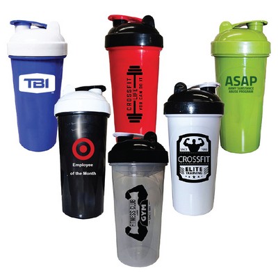 27oz Double Sided Fitness Shaker Bottle