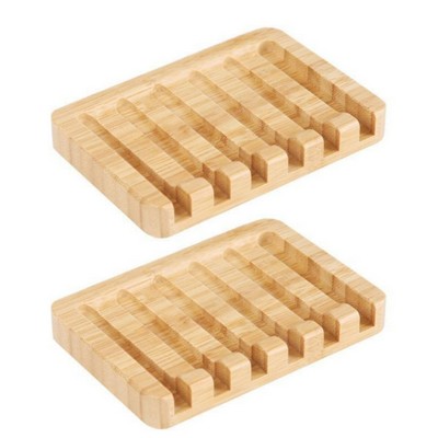 Bamboo Bar Soap Holder