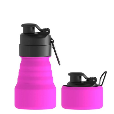 520ml Collapsible Silicone Water Bottle Coffee Cup