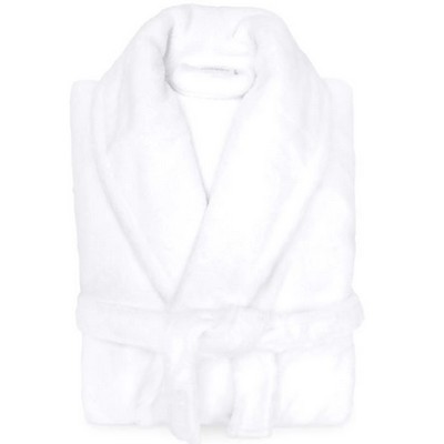 Adult Robes - Solid - Kapua™ Cotton Velour - White - Large