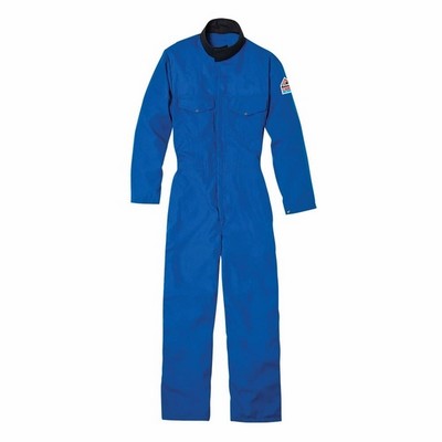 Bulwark™ Men's Flame-Resistant Chemical-Splash Protection Premium Coverall - Royal Blue