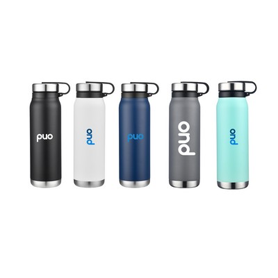 20 Oz. Vacuum Water Bottle w/Removable Stainless Lid