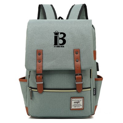 15.6 Inch Laptop Backpack With Usb Charging Port