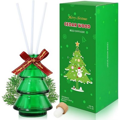 Cedar Wood Christmas Reed Diffuser 3oz