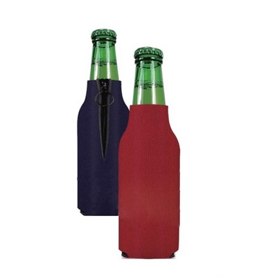 Neoprene Zippered Bottle Cooler