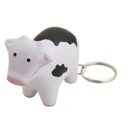 Milk Cow Stress Reliever Key Chain