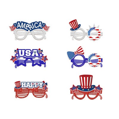 American Flag Decoration Glasses 6Pc/Set