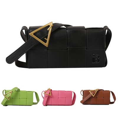 PU Leather Fashionable Shoulder Crossbody Bag