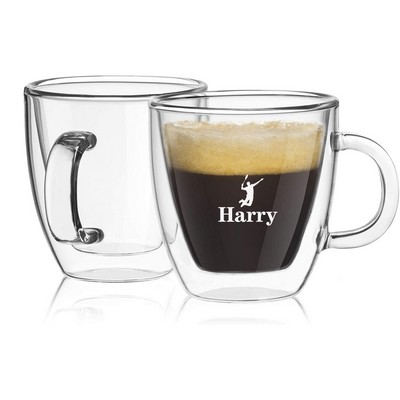 5.4 OZ Double Wall Insulated Glasses Espresso Mugs