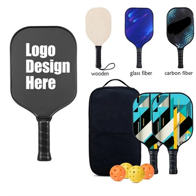 Fiberglass/Carbon Fiber/Wooden Pickleball Racket Paddle