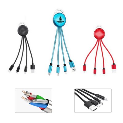 4 In 1 Luminous Charging Cable