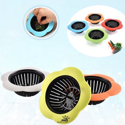 Flower-Shaped Sink Strainer Cover