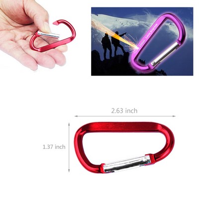 Aluminum Carabiner With Flat Handle