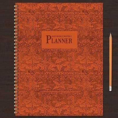 2025 Baroque Marigold Large Weekly Monthly Planner