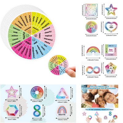 Anxiety Sensory Stickers Anti Stress Stickers Sensory Calm Textured Strips Textured Sensory Stickers