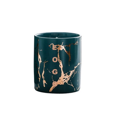 Scented Candle With Marble Cup