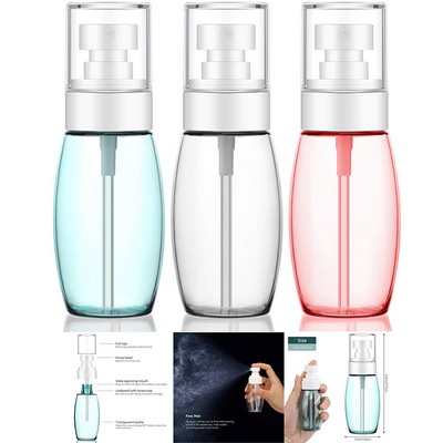 60 ML Fine Mist Plastic Spray Bottle